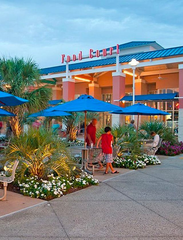 View of the Myrtle Beach Outlet Storefront