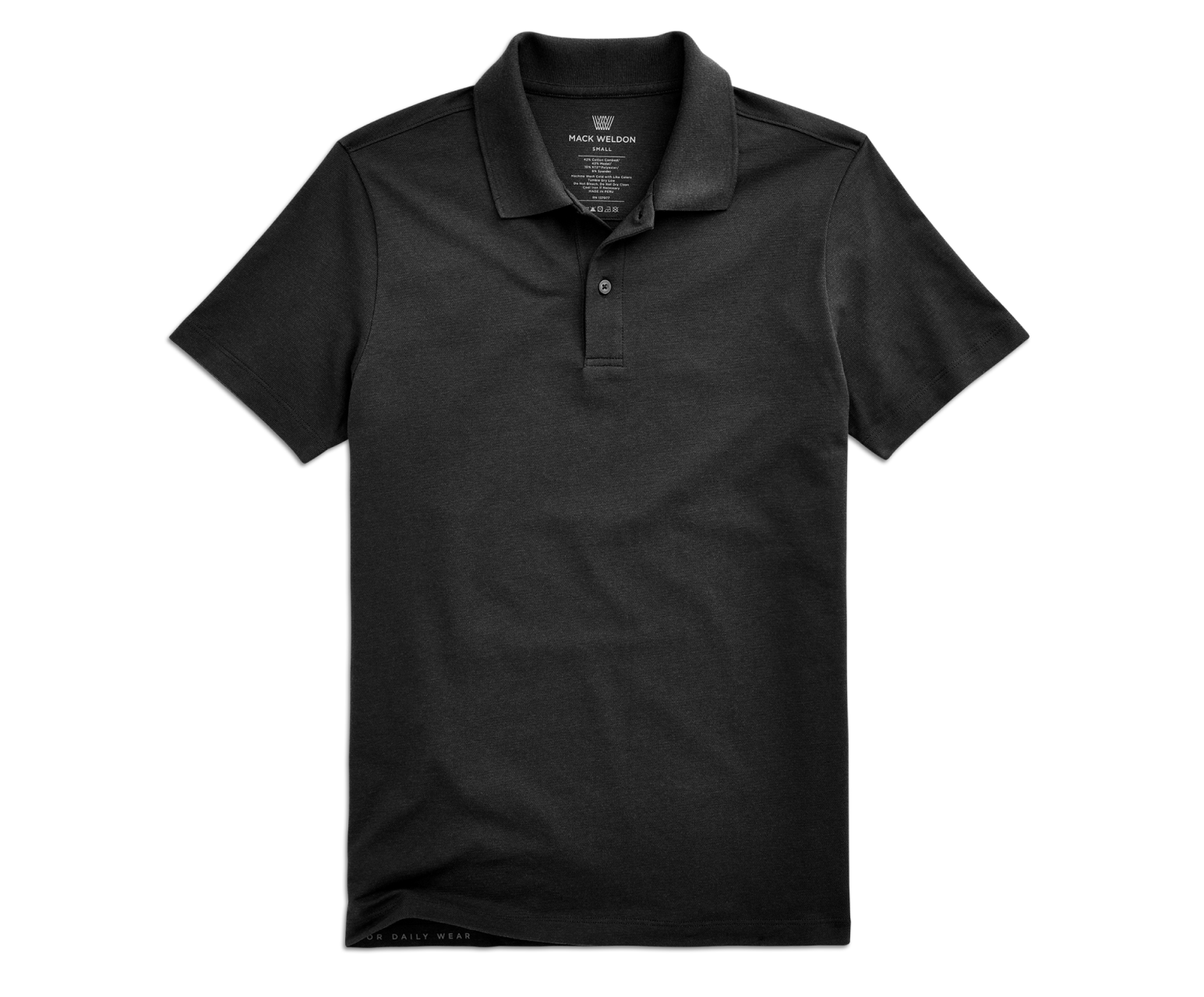 Layflat image of SILVER Pique Polo